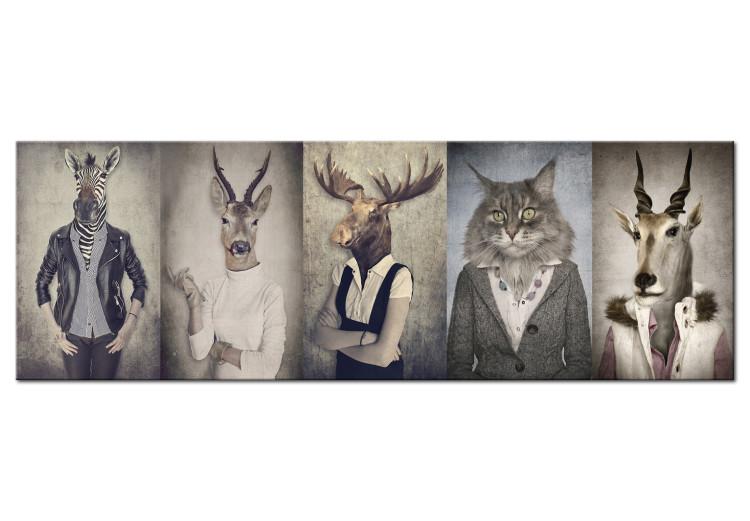 Canvas Print Animal Masks