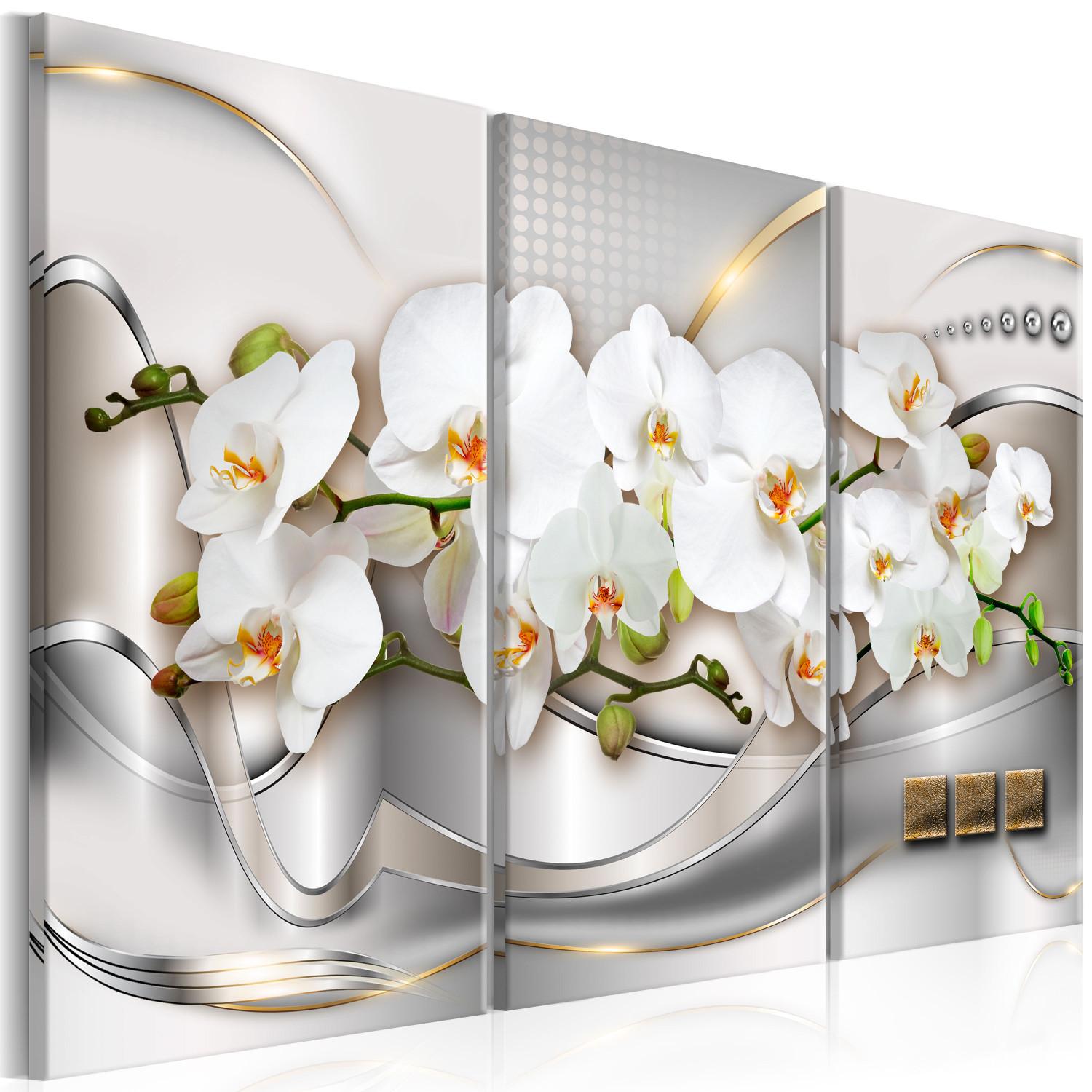 Canvas Blooming Orchids I