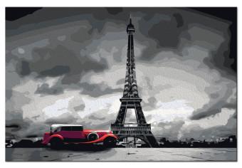 Paint by Number Kit Paris (Red Limousine)
