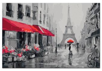 Paint by Number Kit Rainy Paris 