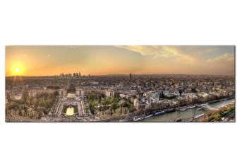 Canvas View from the Eiffel Tower (1-part) Narrow - Panorama of Paris