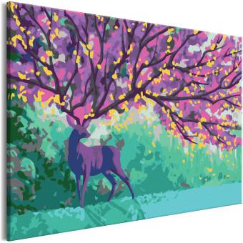 Paint by Number Kit Purple Deer