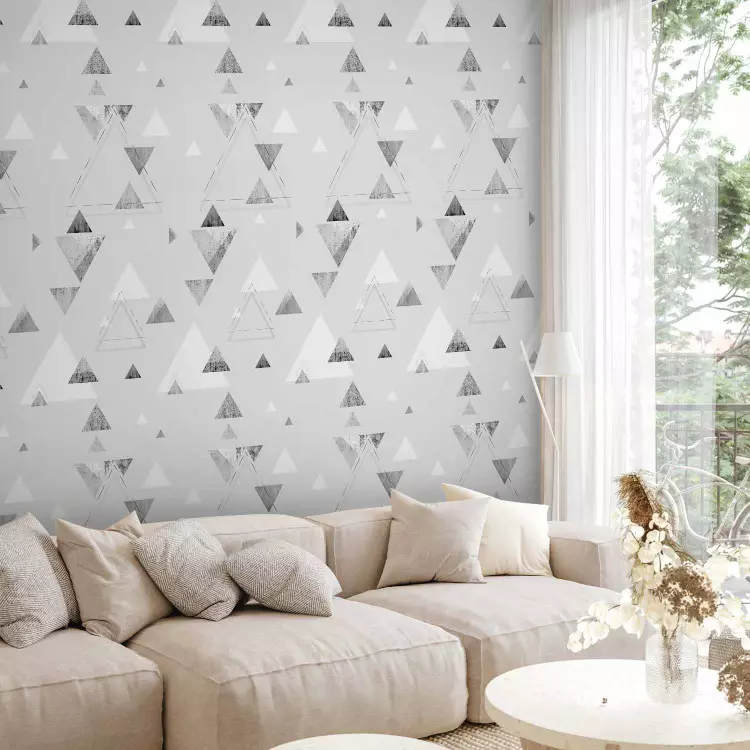Wallpaper Levitating Triangles