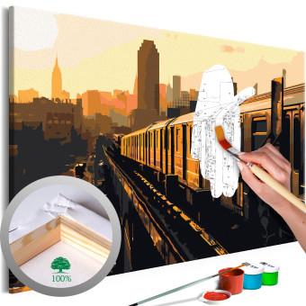 Paint by Number Kit New York Subway