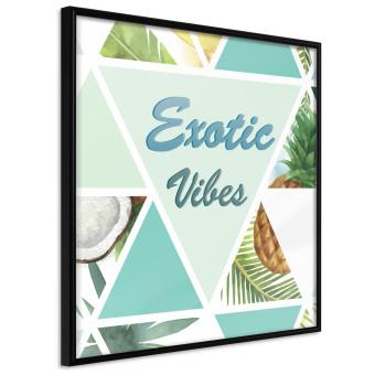 Exotic Vibes (Square) - summer composition with tropical food