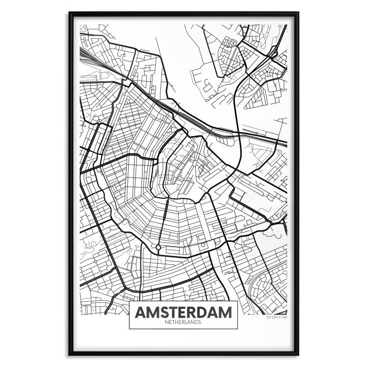 Poster Map of Amsterdam [Poster]