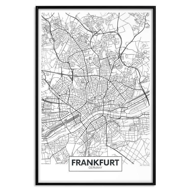 Poster Map of Frankfurt [Poster]