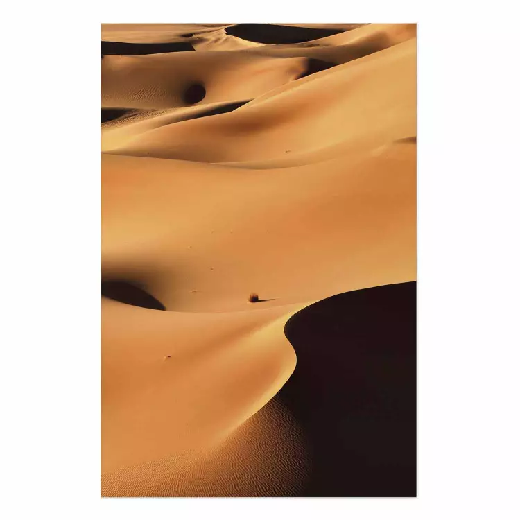 Poster Desert with Hot Sand - warm landscape in the center of Morocco