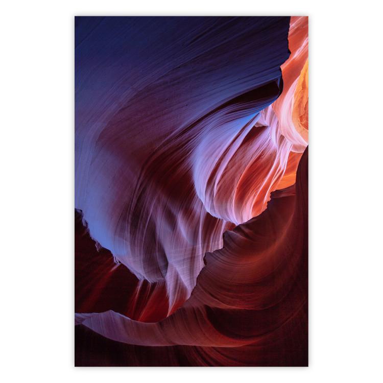 Colorful Sandstone - unique composition with a landscape among rocks
