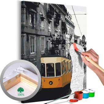 Paint by Number Kit Tram in Lisbon