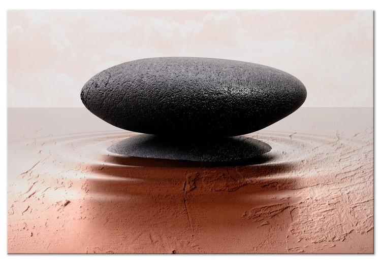 Canvas Print Whispers of the Orient (1-part) - Stone in Zen Harmony with Nature