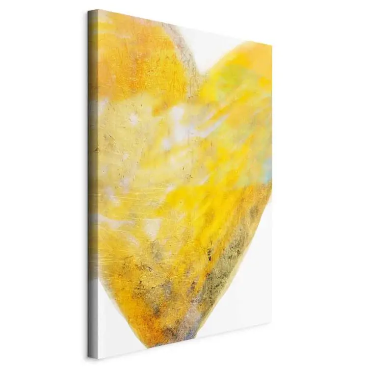 Painted with Heart - Art of Love in Yellow Hue