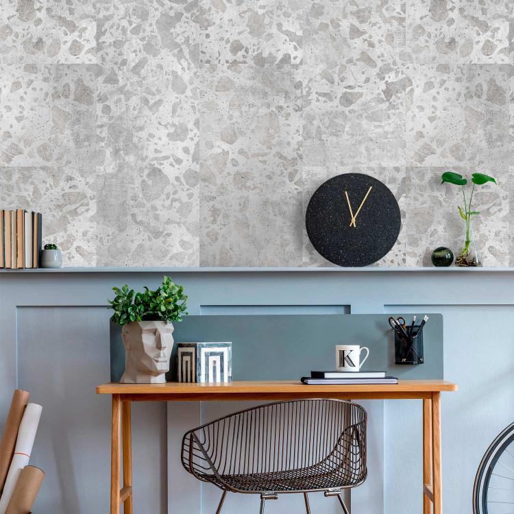 Wallpaper Cement Terrazzo (Grey)