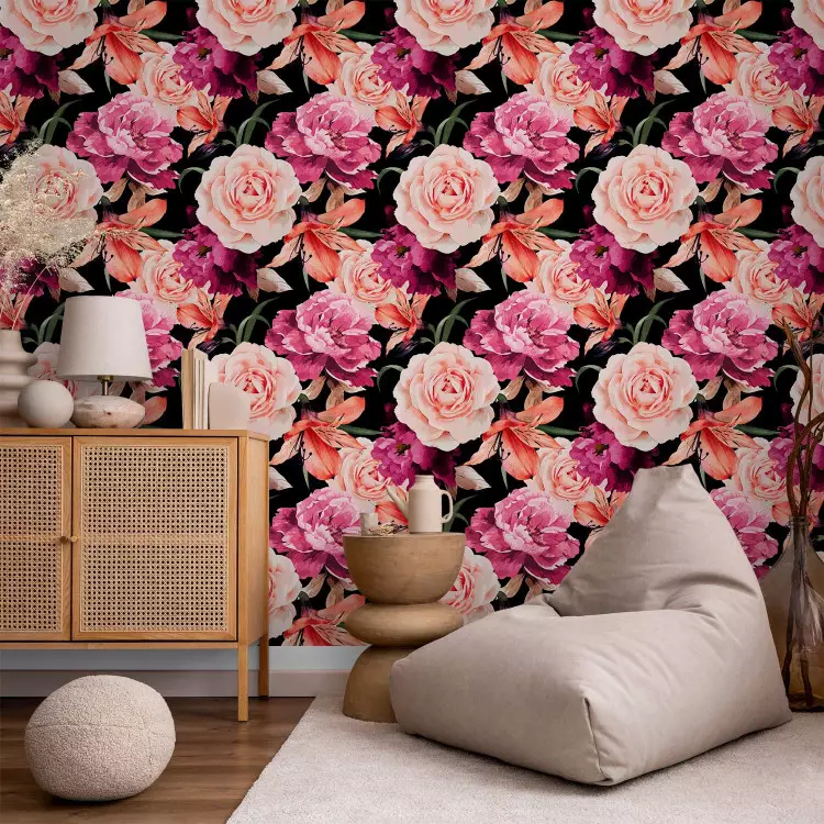 Wallpaper Decorative Roses