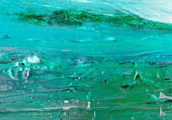 Canvas Turquoise Landscape (1 Part) Narrow