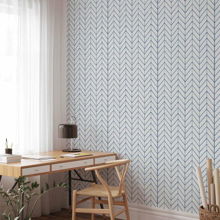 Wallpaper Harmony of Patterns (Blue)