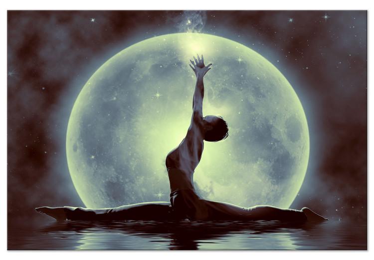 Canvas Print Moon nymph - a ballerina theme against the background with moon