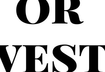 Canvas East or west, home is best English quote - black and white lettering