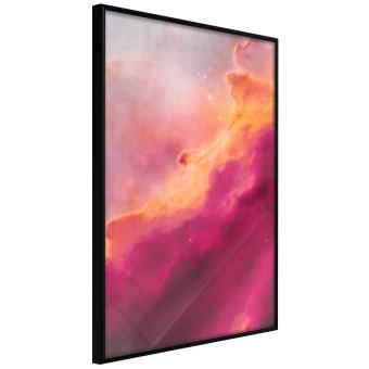 Pink Nebula - abstract sky landscape with colorful cloud background