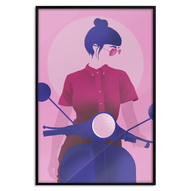 Poster Girl on Scooter [Poster]