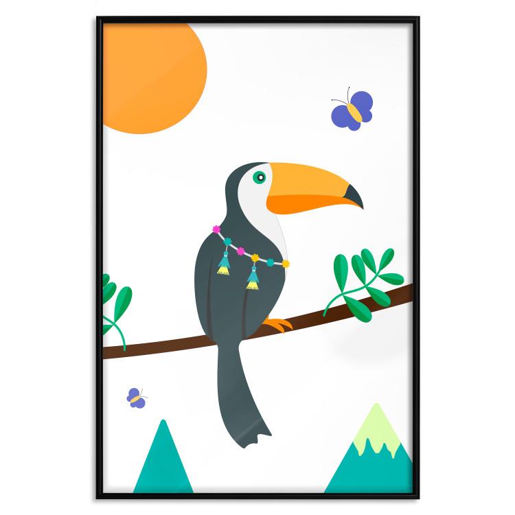 Poster Toucan And Butterflies [Poster]