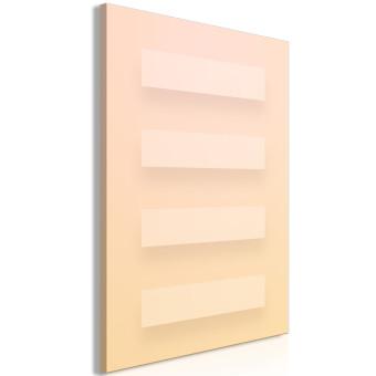 Canvas Parallel rectangles - geometric composition in pastel colours