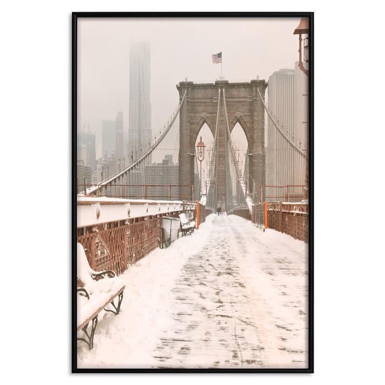 Poster Brooklyn Bridge in Sepia [Poster]