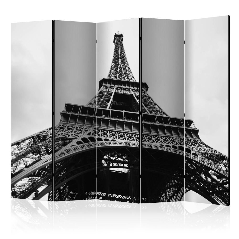 Room Divider Screen Parisian Giant II (3piece) black and white