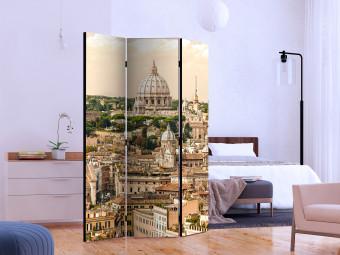 Room Divider Roman Holiday (3-piece) - Italian architecture against the sky