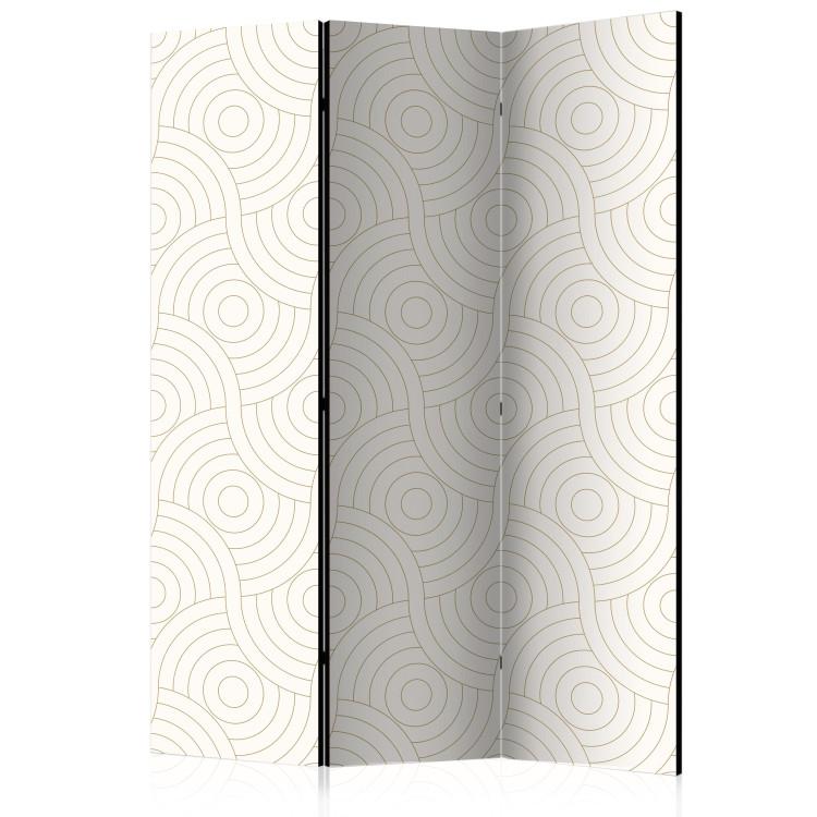 Rollers (3-piece) - geometric shapes on a background in shades of beige
