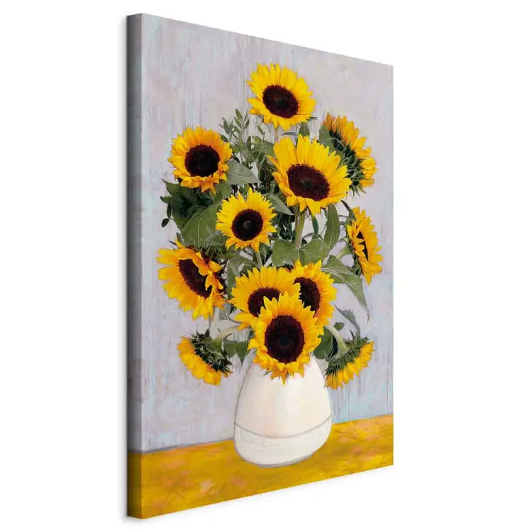 Van Gogh's Sunflowers Vertical