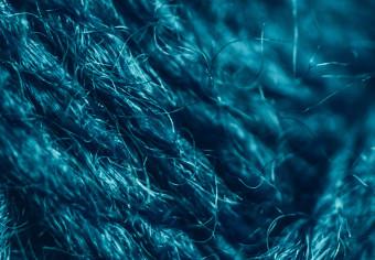 Poster Emerald Wool - detailed wool texture in turquoise color