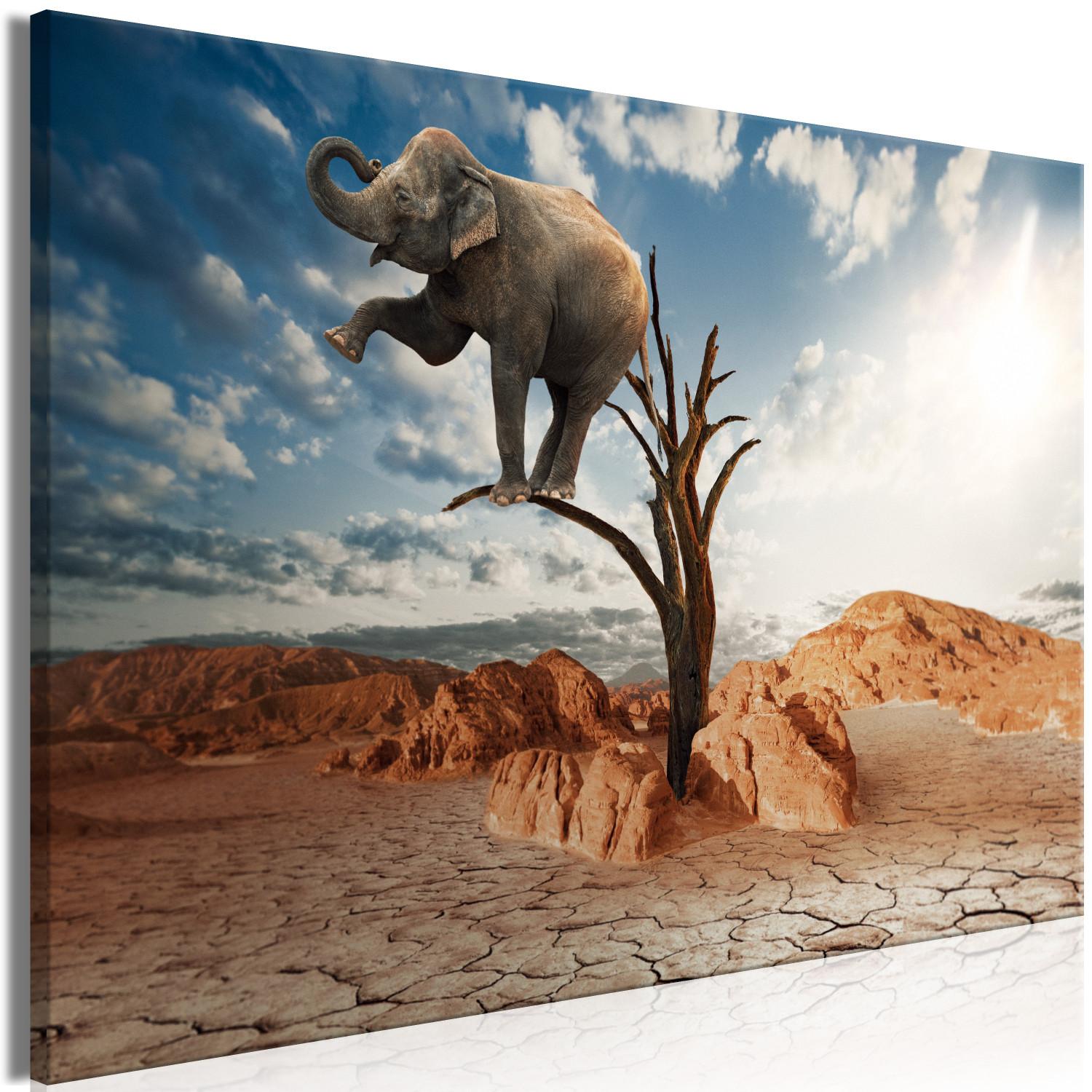 Canvas Surreal Elephant (1 Part) Wide