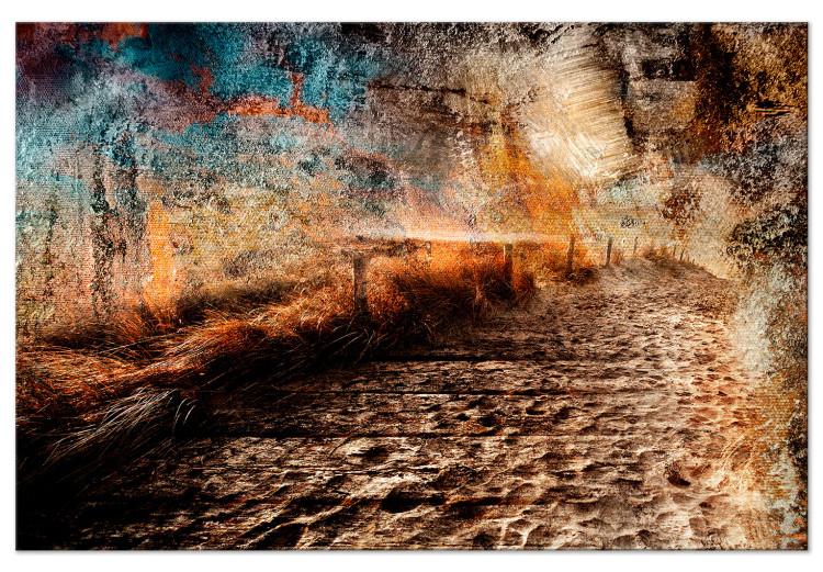 Canvas Print Road to the Island (1 Part) Wide