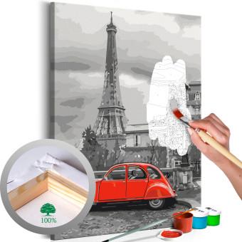 Paint by Number Kit Car in Paris