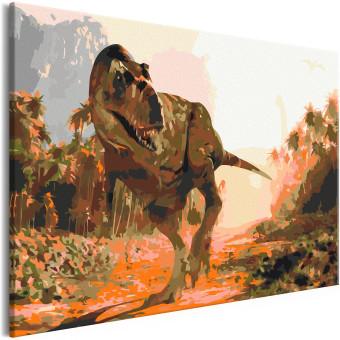 Paint by Number Kit Dangerous Dinosaur