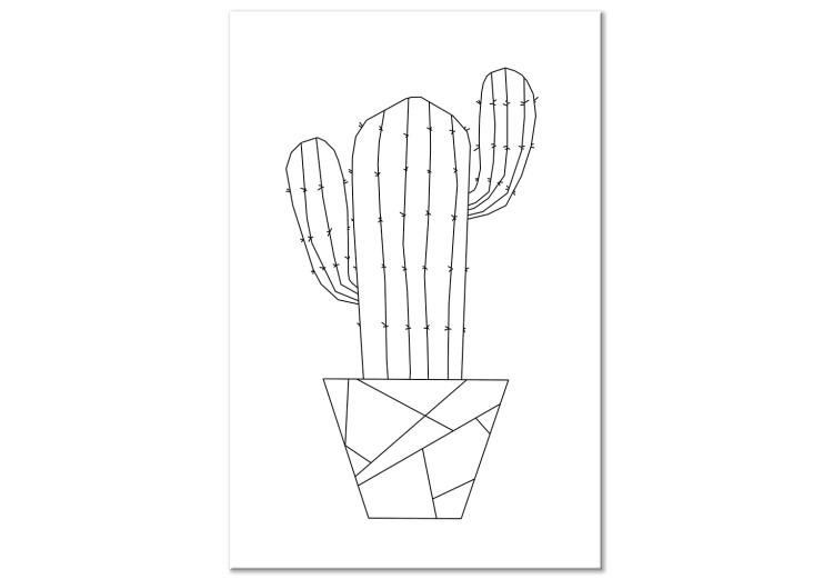 Canvas Print Wild Cactus (1 Part) Vertical