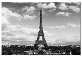 Large Canvas Black and White Eiffel Tower [Large Format]