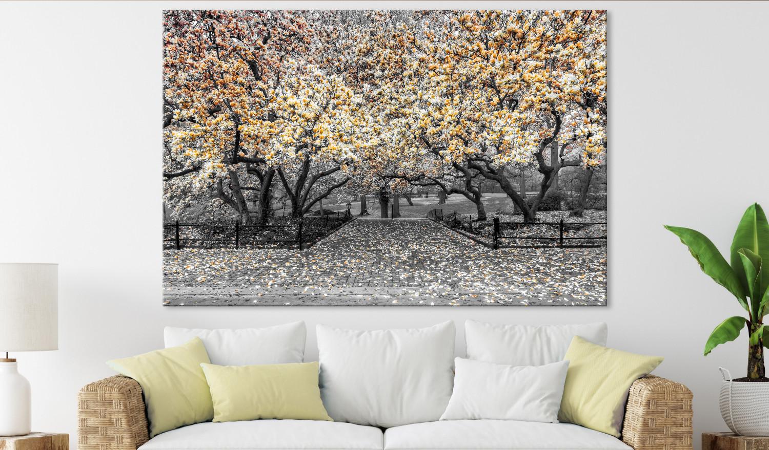 Large Canvas Magnolia Park - Orange [Large Format]