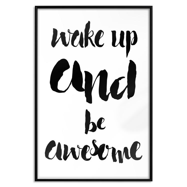 Poster Wake up and Be Awesome [Poster]