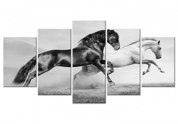 Canvas Print Chase (5 Parts) Wide