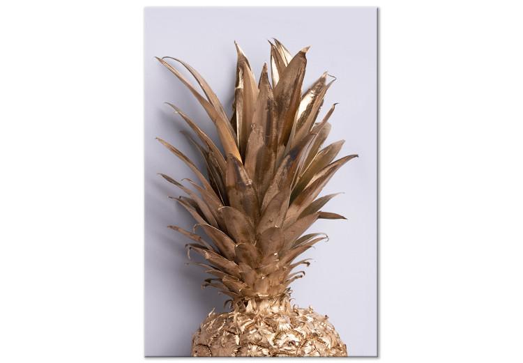 Golden Fruit (1-part) vertical - still life of a golden pineapple
