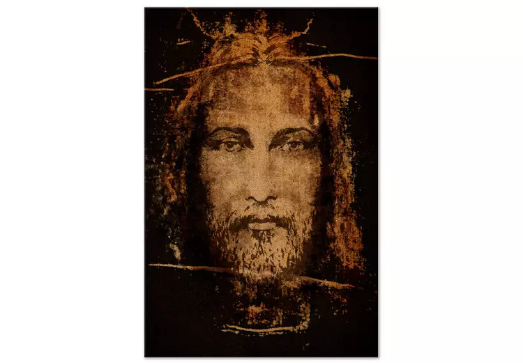 Turin Shroud (1-part) vertical - sacred composition of Jesus