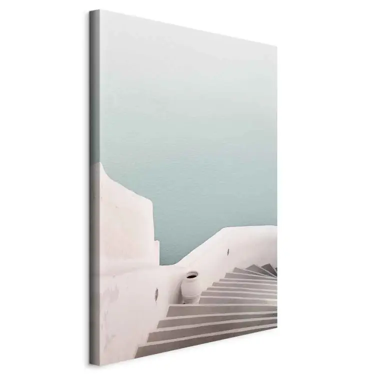 Summer Stroll vertical - landscape of architecture and the sea