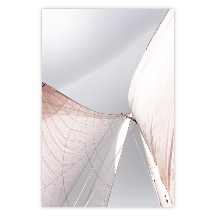 Sunny Sail - bright maritime composition with sailboat mast