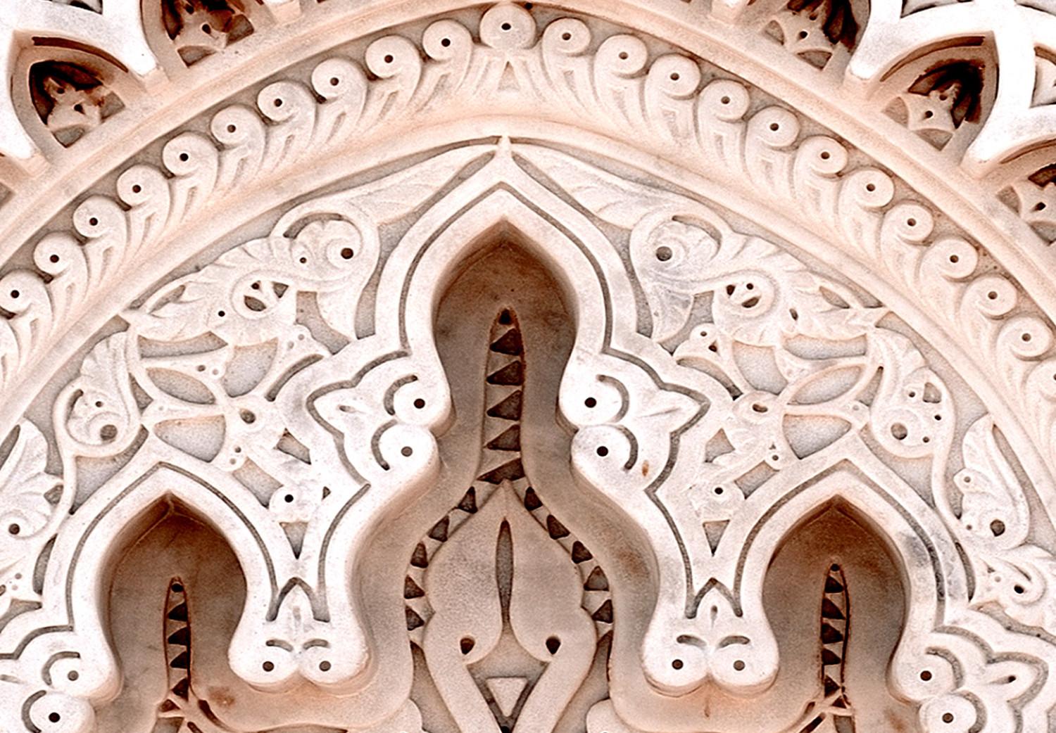 Canvas Lacy Glow (1-part) vertical - architecture of an Arabian city