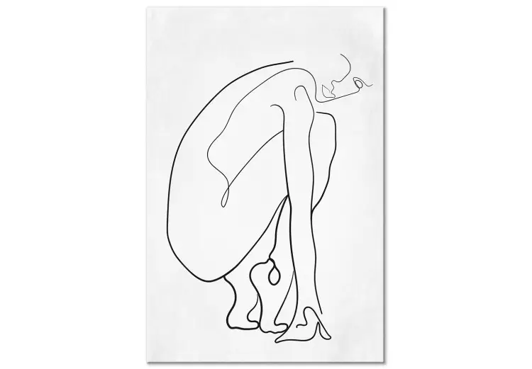 Perfect Line (1-piece) Vertical - abstract female figure