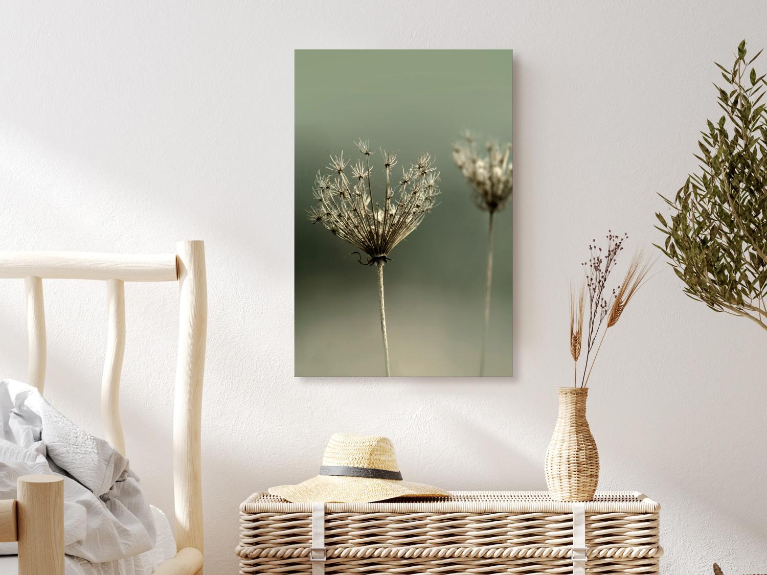 Canvas Longing for Past Summer (1-piece) Vertical - photograph of flowers