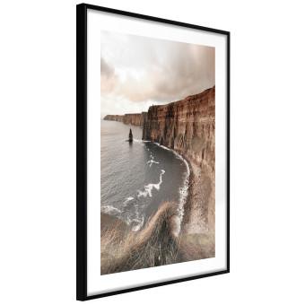 Gallery wall Solitary Cliffs - seascape with large cliffs against a clear sky