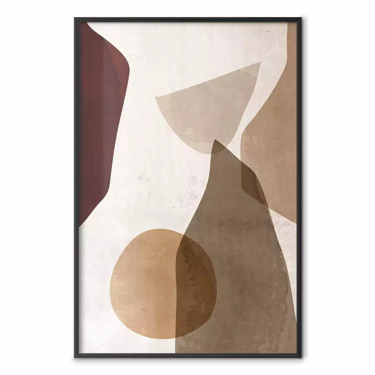Autumn Shuffle - composition of abstract geometric figures
